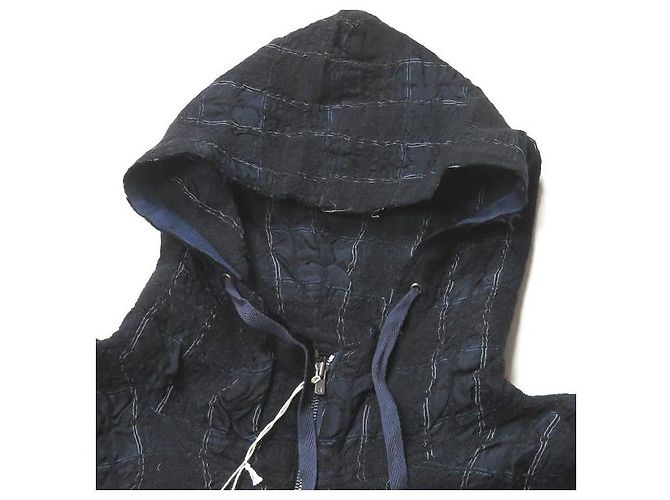 Autre Marque bukht CHECK LONG ANORAK Abrigo exterior de lana Cupro - vista 5