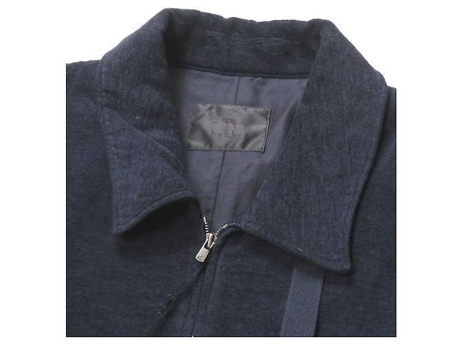 Autre Marque Giacca Blouson ZIP Bukht BV-96515 Blu Navy - vista 4