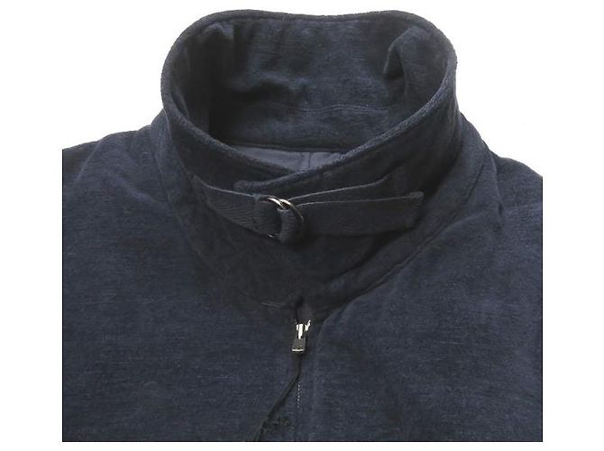 Autre Marque Giacca Blouson ZIP Bukht BV-96515 Blu Navy - vista 5