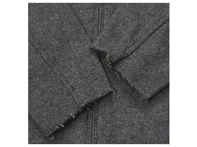 Autre Marque Chaqueta blouson de tweed con cuello caído de algodón Castaño - vista 6
