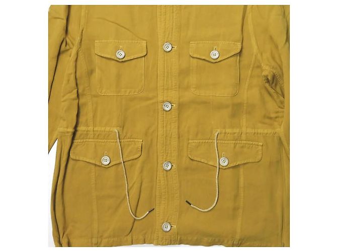 Autre Marque bukht SAFARI JACKET OJO+ Rayon Jacket Mustard - view 6