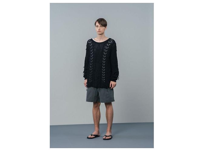 Autre Marque bukht FISHERMAN'S SWEATER Tangis Baumwollstrickpullover - Ansicht 3