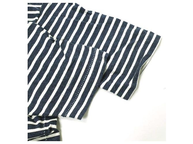 Autre Marque T-shirt in cotone Violet Buffalo Wallows Blu navy - vista 4
