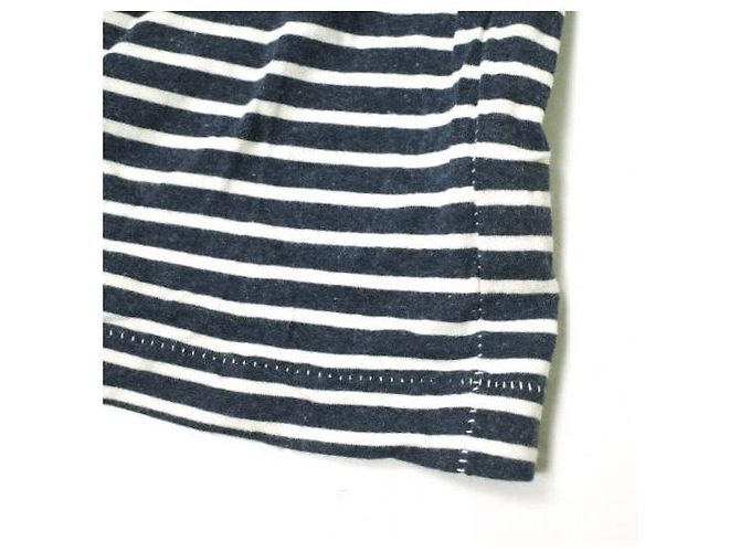 Autre Marque T-shirt in cotone Violet Buffalo Wallows Blu navy - vista 5