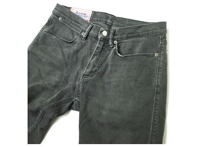 Jeans de algodão Bla Konst da Acne Studios Preto - vista 4