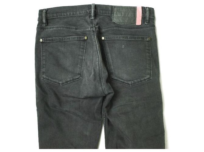 Jeans de algodão Bla Konst da Acne Studios Preto - vista 6