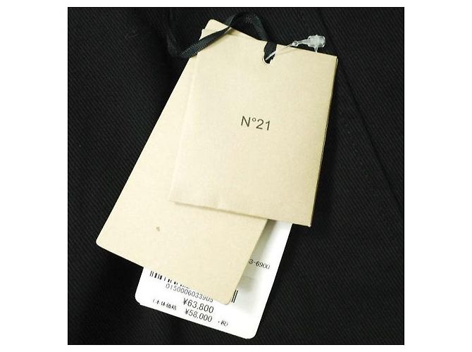 Autre Marque Pantalones Sarouel de Algodón N°21 Negros - vista 3