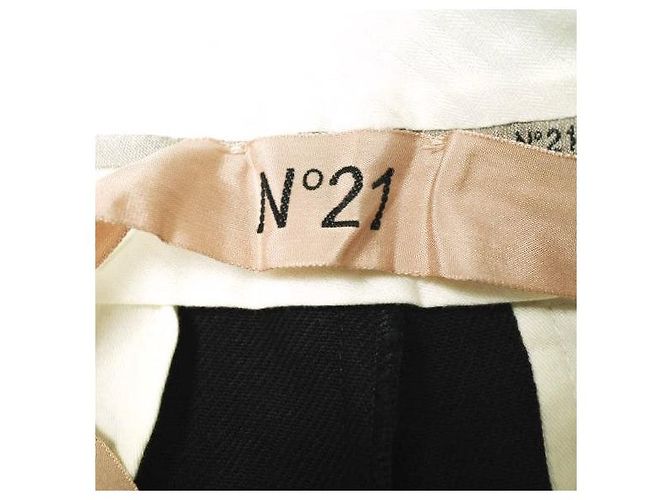 Autre Marque Pantalones Sarouel de Algodón N°21 Negros - vista 4