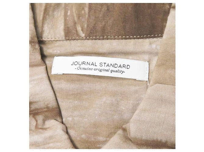 Autre Marque Camicia a maniche corte in cotone JOURNAL STANDARD Beige - vista 2