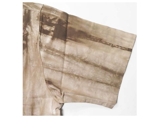 Autre Marque Camicia a maniche corte in cotone JOURNAL STANDARD Beige - vista 6