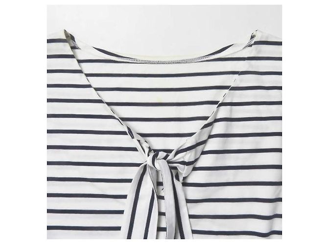 Autre Marque Steven Alan Back Ribbon Cuello Barco Bordado Cutsew - vista 3