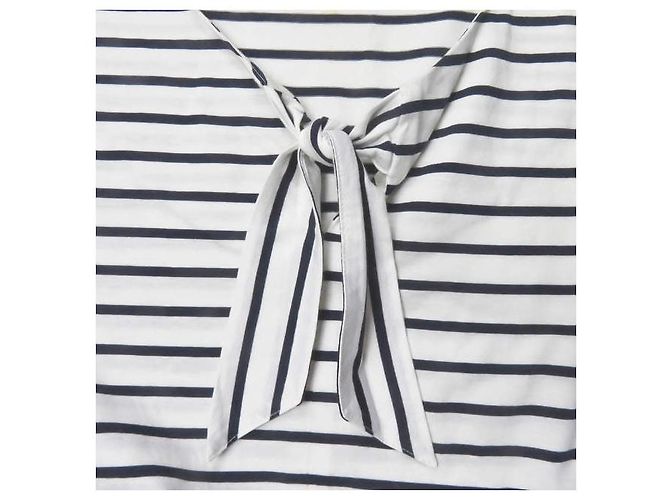 Autre Marque Steven Alan Back Ribbon Cuello Barco Bordado Cutsew - vista 4