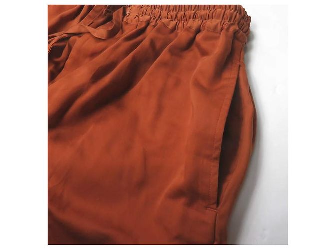 Autre Marque Shorts Cupro EE SHORT PANTS WhoWhat Marrone - vista 6