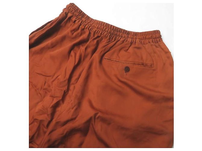 Autre Marque Shorts Cupro EE SHORT PANTS WhoWhat Marrone - vista 7
