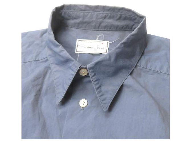 Autre Marque Camisa de mezclilla gourmet oversized gris Castaño - vista 3