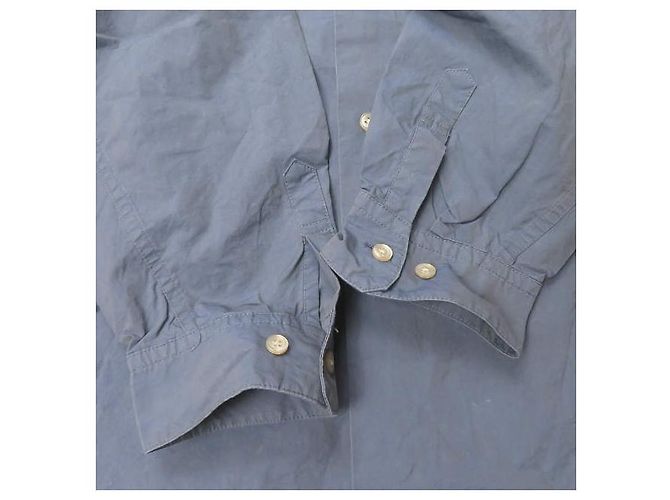 Autre Marque Camisa de mezclilla gourmet oversized gris Castaño - vista 5