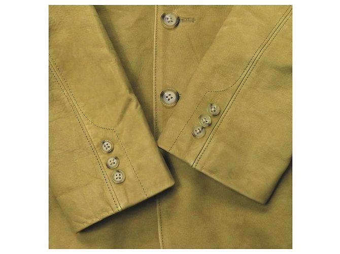 Autre Marque 7x7 Western-Lederjacke M Gold Nubuck - Ansicht 6