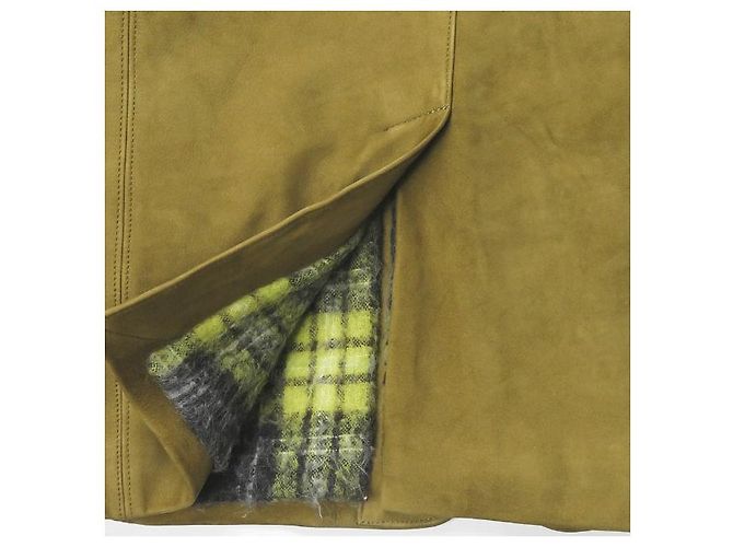 Autre Marque 7x7 Western-Lederjacke M Gold Nubuck - Ansicht 8