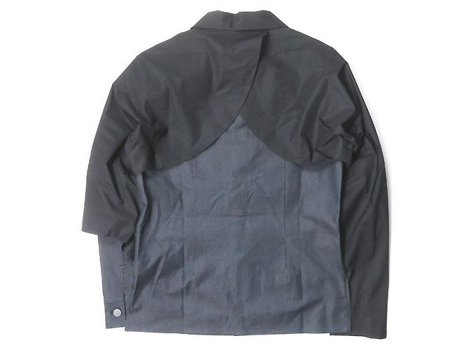 Autre Marque Schichtjeansjacke NOBUYUKI MATSUI Schwarz/Indigo - Ansicht 2