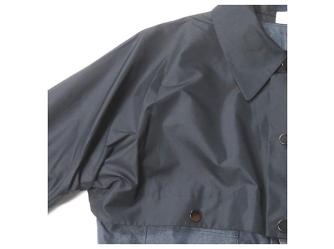Autre Marque Schichtjeansjacke NOBUYUKI MATSUI Schwarz/Indigo - Ansicht 5
