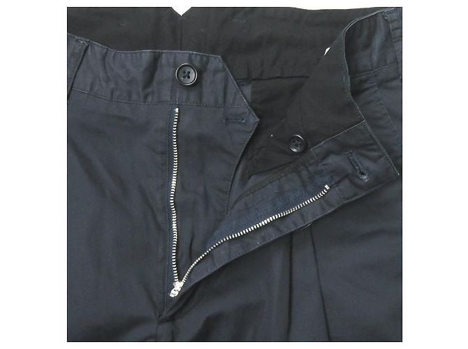 Autre Marque Engineered Garments WP Half Pant High Count Twill Cropped Pants Shorts Marineblau - Ansicht 4