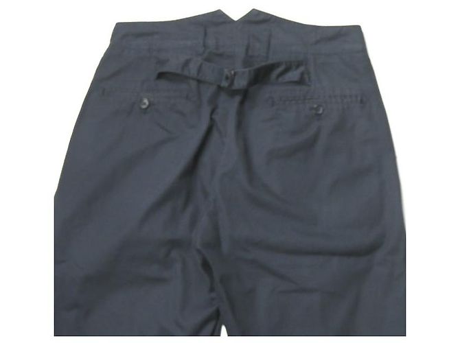 Autre Marque Engineered Garments WP Half Pant High Count Twill Cropped Pants Shorts Marineblau - Ansicht 7