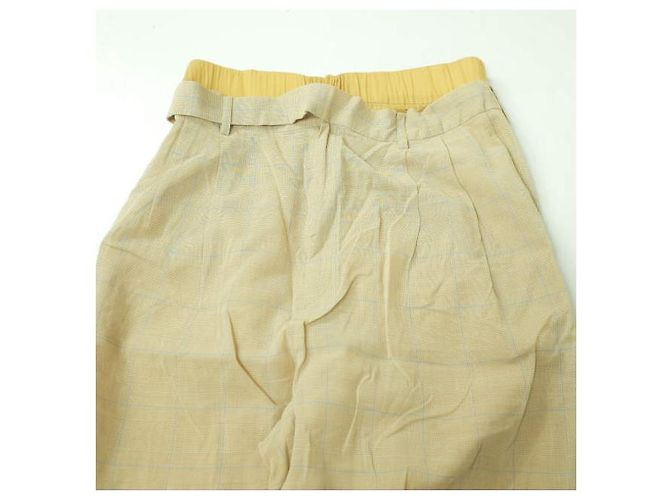 Autre Marque Pantalones Rito DOUBLE WEST SHEER PANTS Beige - vista 3