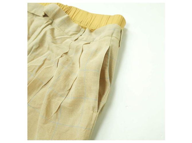 Autre Marque Pantalones Rito DOUBLE WEST SHEER PANTS Beige - vista 5