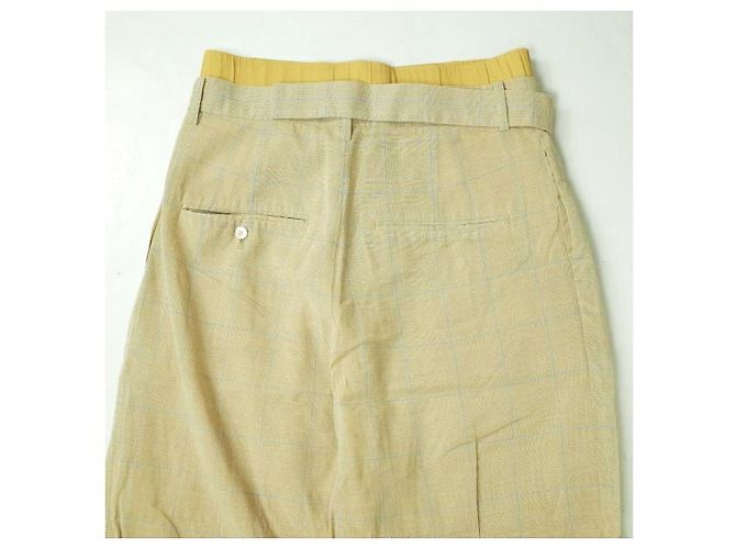 Autre Marque Pantalones Rito DOUBLE WEST SHEER PANTS Beige - vista 6