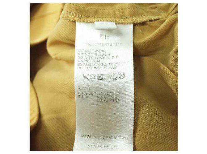 Autre Marque Pantalones Rito DOUBLE WEST SHEER PANTS Beige - vista 9