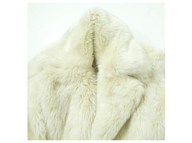 Autre Marque Chaqueta de piel sintética TOGA Blanco roto - vista 4