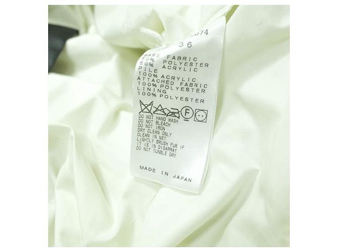 Autre Marque Chaqueta de piel sintética TOGA Blanco roto - vista 9