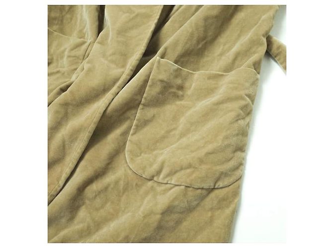 Autre Marque Abrigo de Terciopelo LUCIO VANOTTI Beige - vista 4