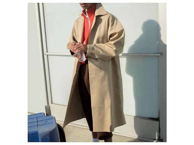 Autre Marque Camiel Fortgens Mackintosh Trench Coat Baumwollmantel Beige - Ansicht 10