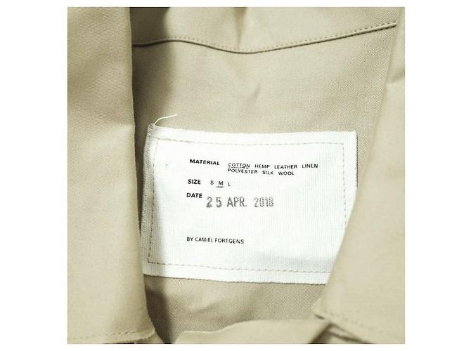 Autre Marque Camiel Fortgens Mackintosh Trench Coat Baumwollmantel Beige - Ansicht 3