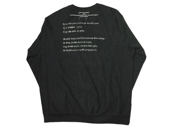 Autre Marque TAKAHIROMIYASHITA The Soloist. Schwarzer Oversized Crew Neck Sweatshirt John Smith - Ansicht 2