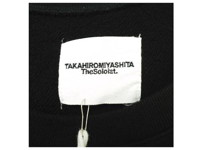 Autre Marque TAKAHIROMIYASHITA The Soloist. Schwarzer Oversized Crew Neck Sweatshirt John Smith - Ansicht 4