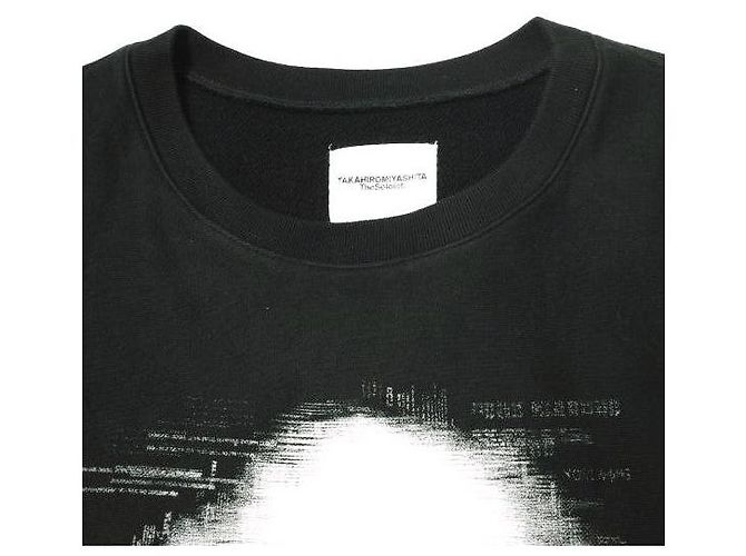 Autre Marque TAKAHIROMIYASHITA The Soloist. Schwarzer Oversized Crew Neck Sweatshirt John Smith - Ansicht 5