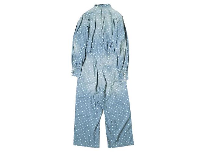 Autre Marque RRL Polka Dot Overall Indigo Blau - Ansicht 2