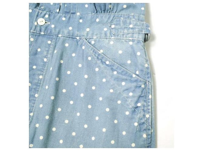 Autre Marque RRL Polka Dot Overall Indigo Blau - Ansicht 5