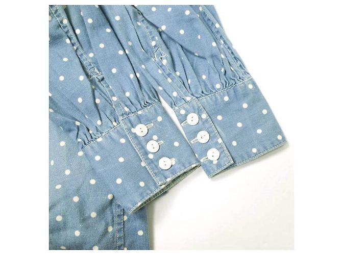 Autre Marque RRL Polka Dot Overall Indigo Blau - Ansicht 6