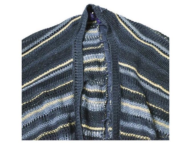 Ralph Lauren Purple Label Leinen-Seiden-Strick-Poncho-Cardigan XS-S - Ansicht 4