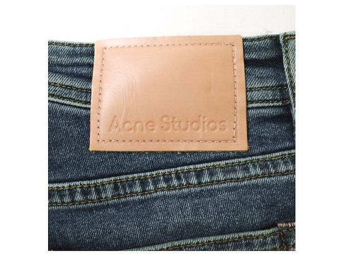 Acne Studios Climb Mittelblaue Jeans - Ansicht 8