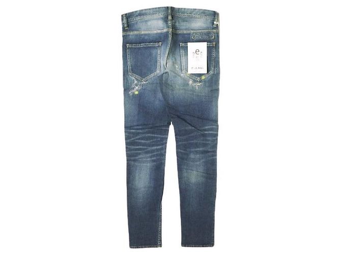 Autre Marque Stretch Slim Jeans Dunkelblau - Ansicht 2