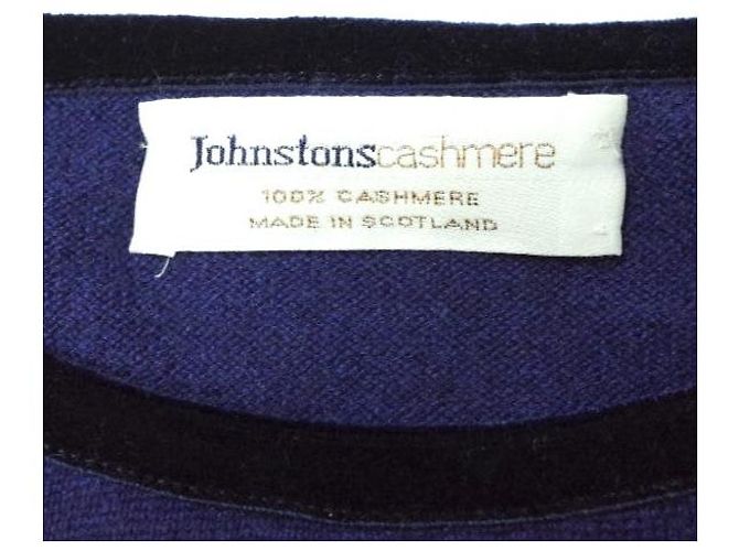 Autre Marque Malhas de Cashmere Johnstons Azul - vista 3