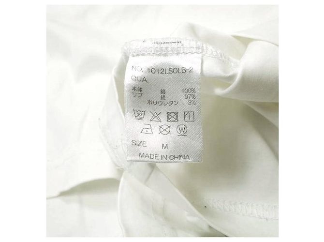 Autre Marque Camiseta de algodón Danke Schon Blanco - vista 7