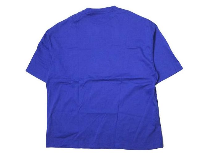 Autre Marque Camiseta con bolsillo A4A Silket azul de algodón - vista 2