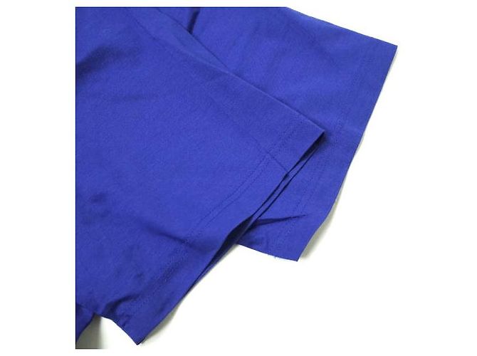 Autre Marque Camiseta con bolsillo A4A Silket azul de algodón - vista 5