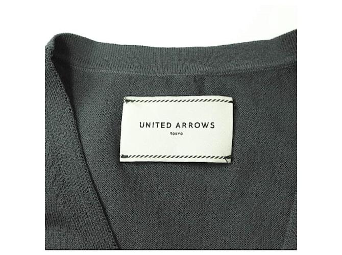 Autre Marque Ärmelloser Strickpullover United Arrows Grau - Ansicht 3