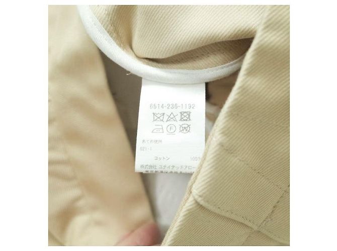Autre Marque Pantalones Baker de sarga de algodón Drawer Beige - vista 6